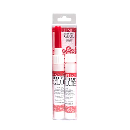 Fineline 1oz. Red Top Glue with Applicator, 2ct.